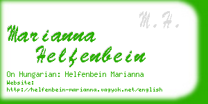 marianna helfenbein business card